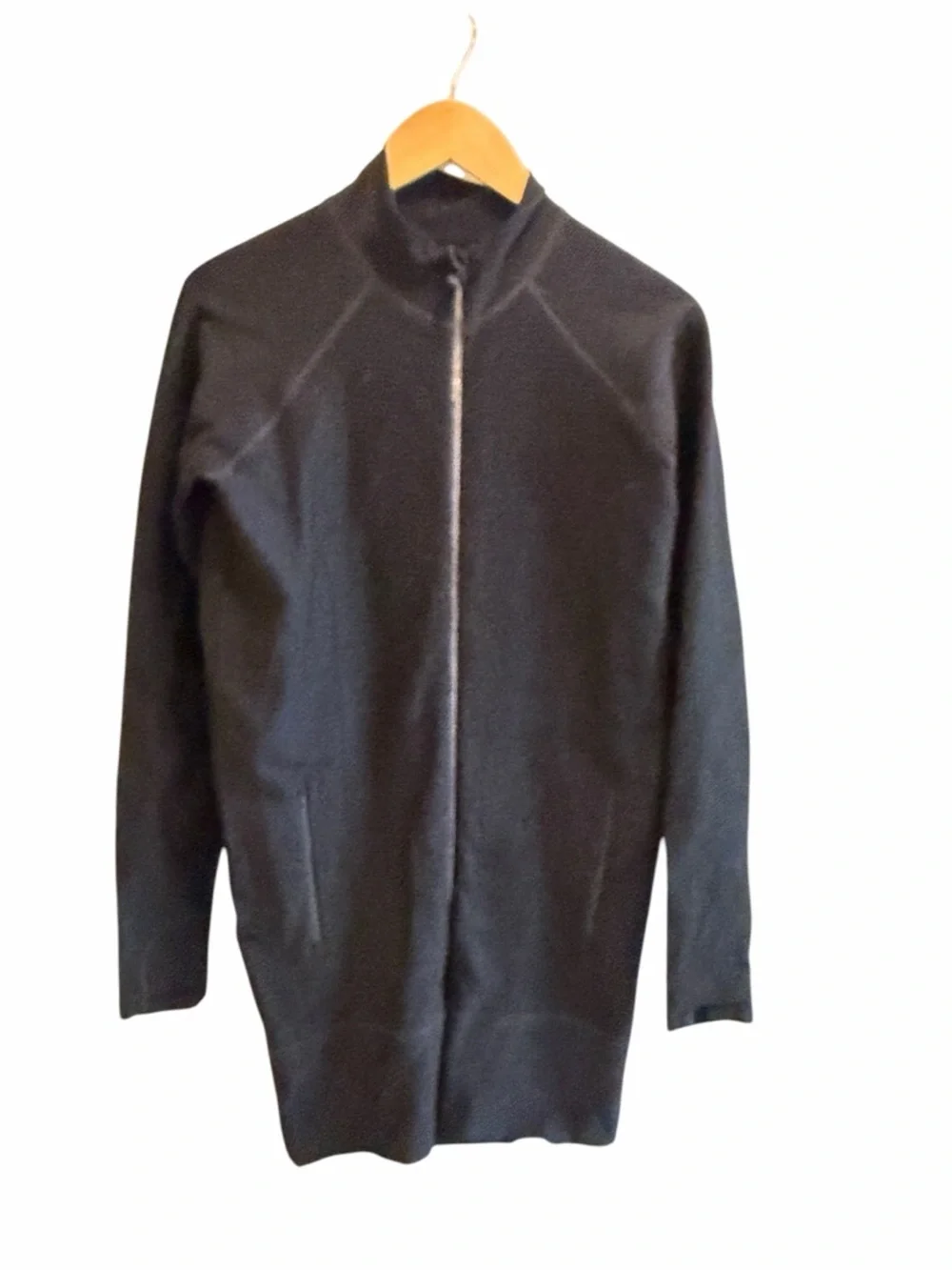 Athleta Rye Jacket Black Ribbed Longline
Sz S - Picture 5 of 7